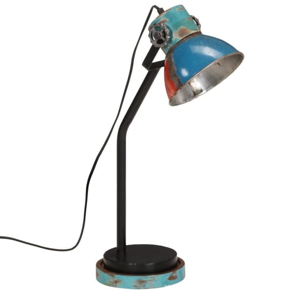 vidaXL skrivebordslampe 25 W 18x18x60 cm E27 flerfarvet