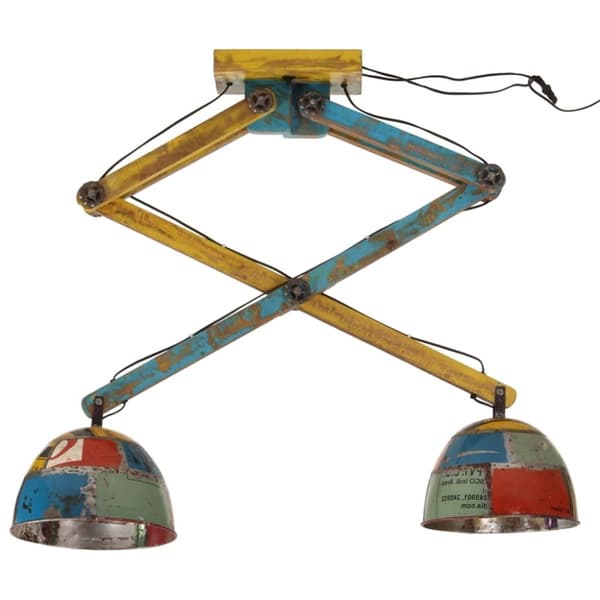 vidaXL Taklampa 25 W flerfärgad 29x18x85 cm E27