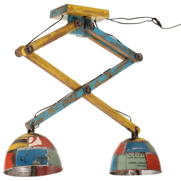 vidaXL Taklampa 25 W flerfärgad 29x18x85 cm E27