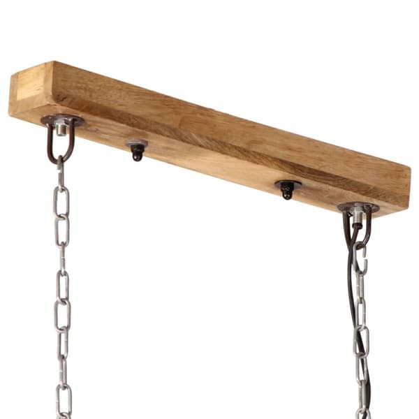 vidaXL loftlampe 25 W 90x24x111 cm E27 rustik rød