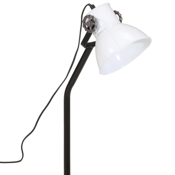 vidaXL Skrivebordslampe 25 W hvit 17x17x60 cm E27