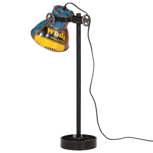 vidaXL Skrivebordslampe 25 W flerfarget 15x15x55 cm E27