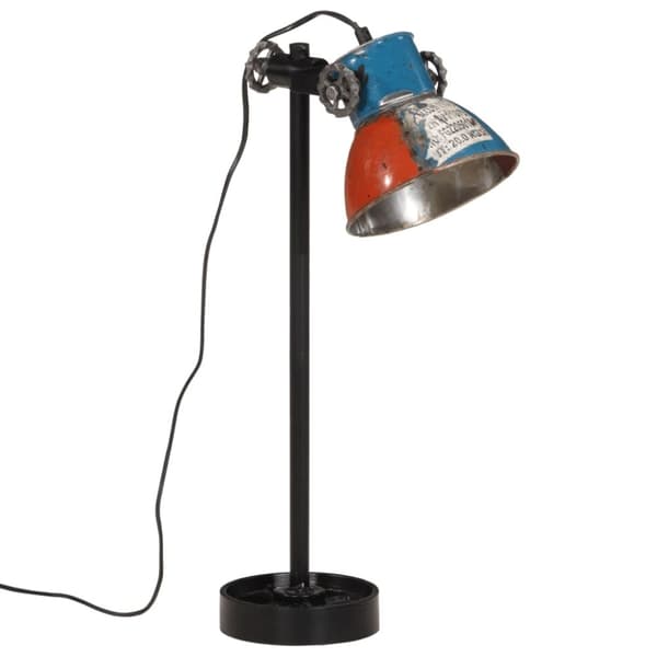 vidaXL Skrivebordslampe 25 W flerfarget 15x15x55 cm E27