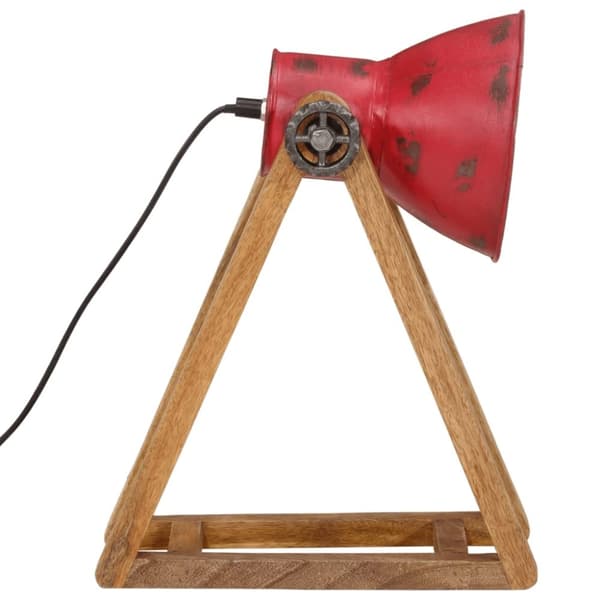 vidaXL Skrivebordslampe 25 W mørkerød 30x17x40 cm E27