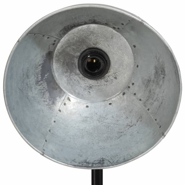 vidaXL Golvlampa 25 W vintage silver 75x75x90-150 cm E27
