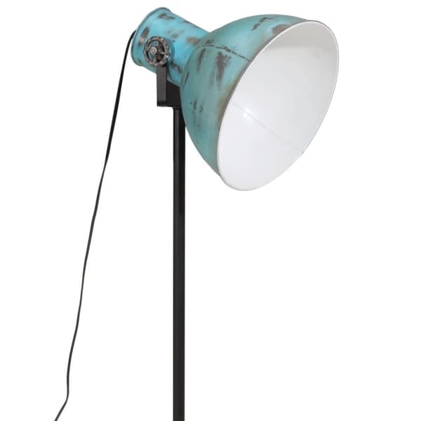 vidaXL Golvlampa 25 W nött blå 61x61x90/150 cm E27