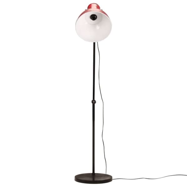 vidaXL Golvlampa 25 W nött röd 150 cm E27