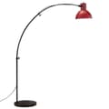 Miniatyrbild 4 av 10: vidaXL Golvlampa 25 W nött röd 150 cm E27