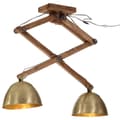 Miniatyrbillede 1 af 8: vidaXL loftlampe 29x18x85 cm 25 W E27 antik messingfarve