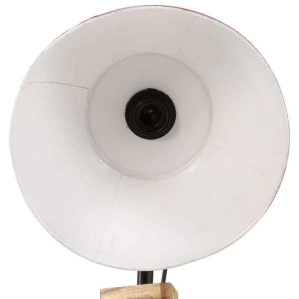 vidaXL gulvlampe 45x45x120 cm 25 W E27 rustik rød