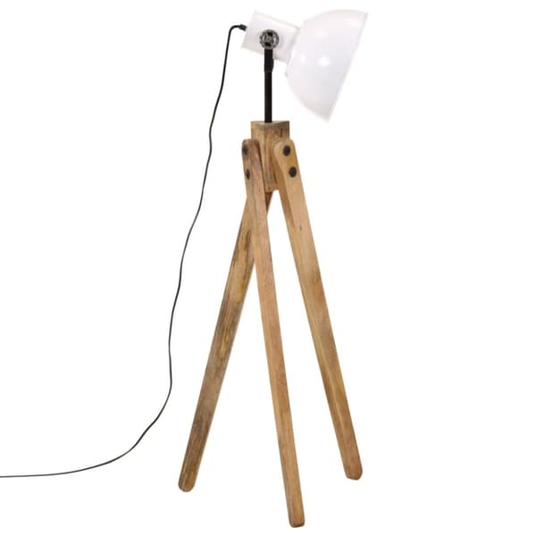vidaXL Gulvlampe 25 W hvit 45x45x120 cm E27