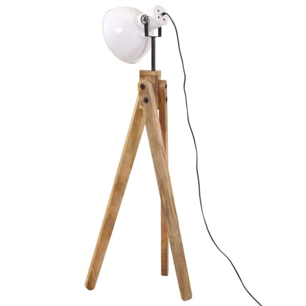 vidaXL Gulvlampe 25 W hvit 45x45x120 cm E27
