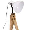 Miniatyrbilde 7 av 11: vidaXL Gulvlampe 25 W hvit 45x45x120 cm E27