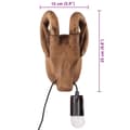 Miniatyrbilde 10 av 10: vidaXL Vegglampe dyreformet 25 W 15x24x25 cm E27