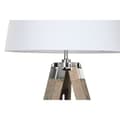 Miniatyrbillede 3 af 5: Gulvlampe Home ESPRIT Hvid Brun Træ 40 x 40 x 150 cm