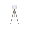 Miniatyrbillede 2 af 5: Gulvlampe Home ESPRIT Hvid Brun Træ 40 x 40 x 150 cm
