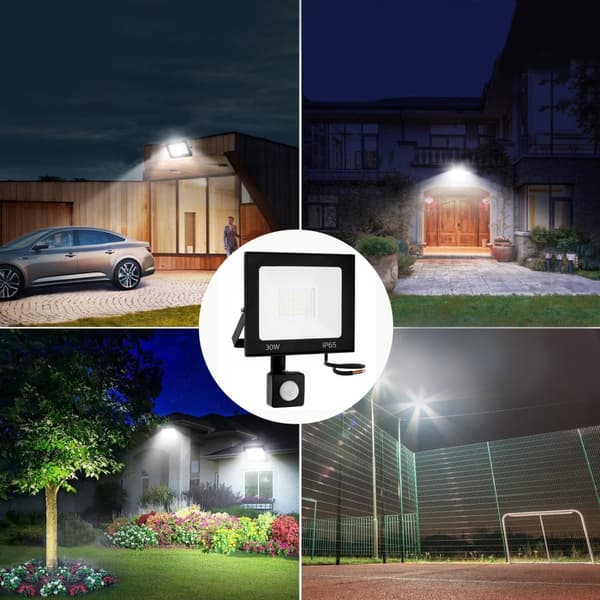 Ytmonterad LED-halogen med sensor 30W RSL007-30NS