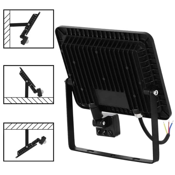Overflademonteret LED-halogen med sensor 50W RSL008-50NS