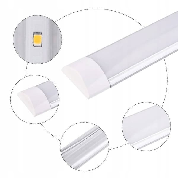 Ytmonterad LED-panel 120cm Vit 35W