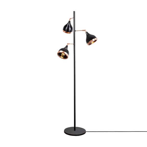 Chic Home Niitty lattiavalaisin 52x163 cm, musta/kupari