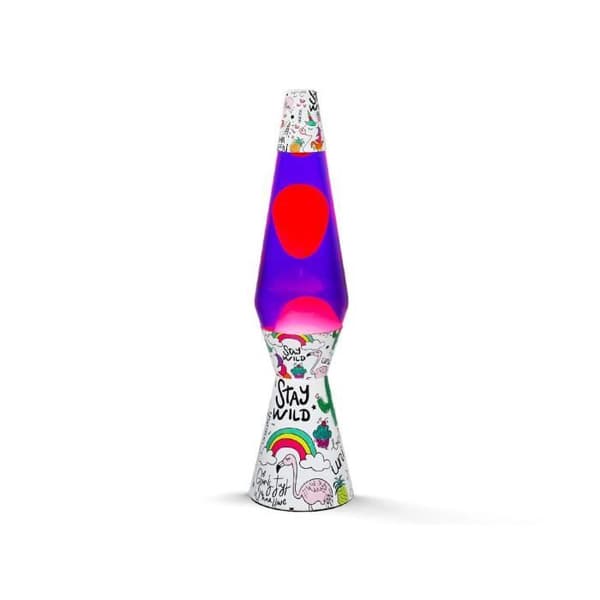 I-TOTAL - Magma Lava Lamp - Glitter (Enhörning) - 8052877049585