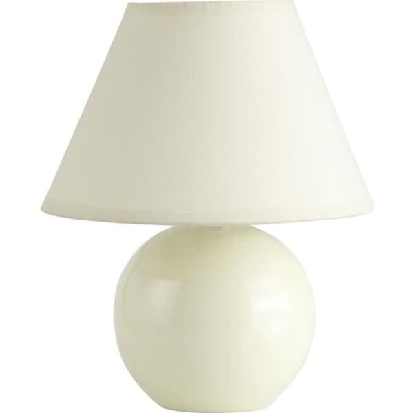 BRILLIANT Prime bords-/sänglampa höjd 23 cm Ø20 cm E14 40W beige