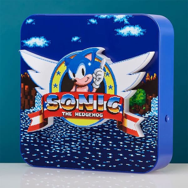 NUMSKULL Sega - Sonic The Hedgehog 3D vägglampa-bordslampa