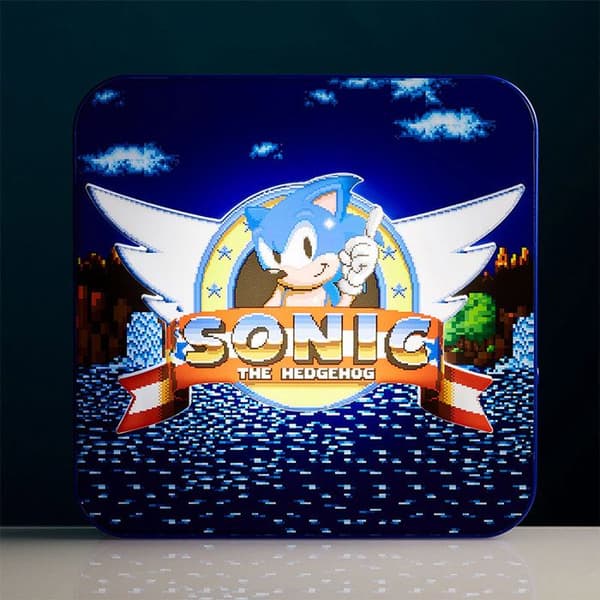 NUMSKULL Sega - Sonic The Hedgehog 3D vägglampa-bordslampa