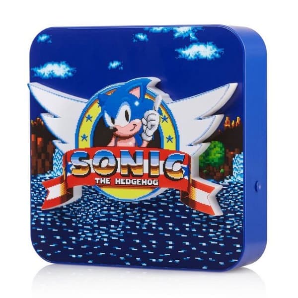 NUMSKULL Sega - Sonic The Hedgehog 3D vägglampa-bordslampa