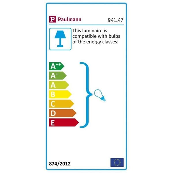 Paulmann 94147 Spot on kabel Togo krom utan glödlampa, max. 10W GU5.3