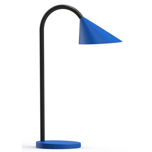 Sol LED skrivbordslampa, metall och elastomer, blå Blå