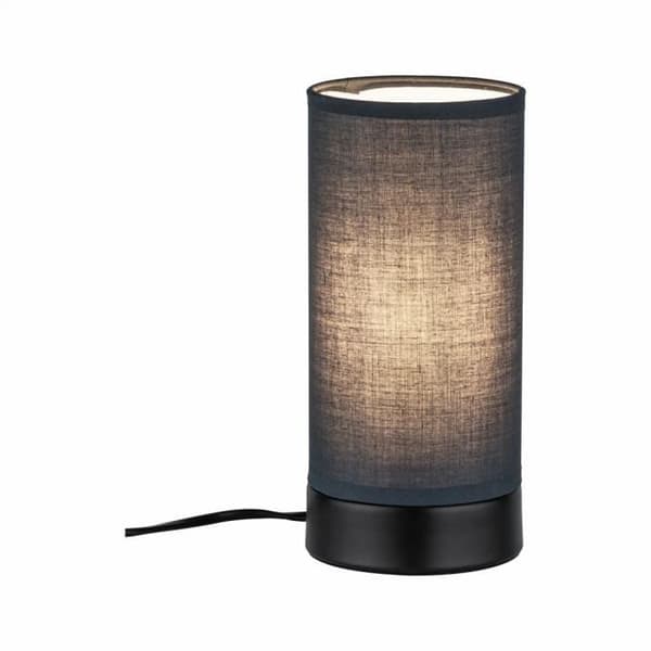 Bordslampa Paulmann Pia E14 - mattsvart - 25W/230V