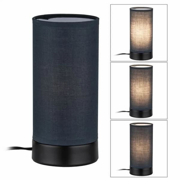 Bordslampa Paulmann Pia E14 - mattsvart - 25W/230V Svart
