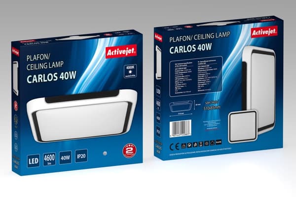 Activejet LED kattovalaisin AJE-CARLOS 40W