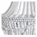 Miniatyrbillede 4 af 5: Loftslampe DKD Home Decor Hvid Metal Træ MDF 40 W 220 V 50 x 50 x 128 cm
