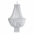 Miniatyrbillede 1 af 5: Loftslampe DKD Home Decor Hvid Metal Træ MDF 40 W 220 V 50 x 50 x 128 cm