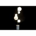 Miniatyrbillede 2 af 4: Bordlampe DKD Home Decor Hvid Sølvfarvet Krystal Marmor 220 V 15 x 15 x 68 cm