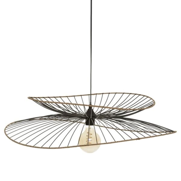 Taklampa Atmosphera Alara 40W Svart (Ø 69,5 x 17,5 cm)