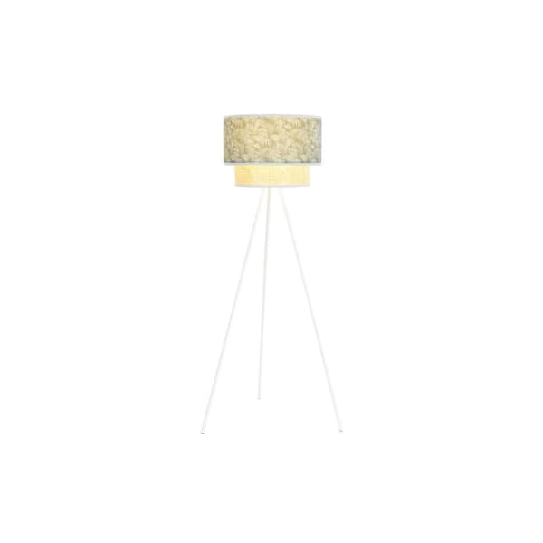 Golvlampa DKD Home Decor Metall Polyester Vit Grön 220 V 50 W (40 x 40 x 129 cm)