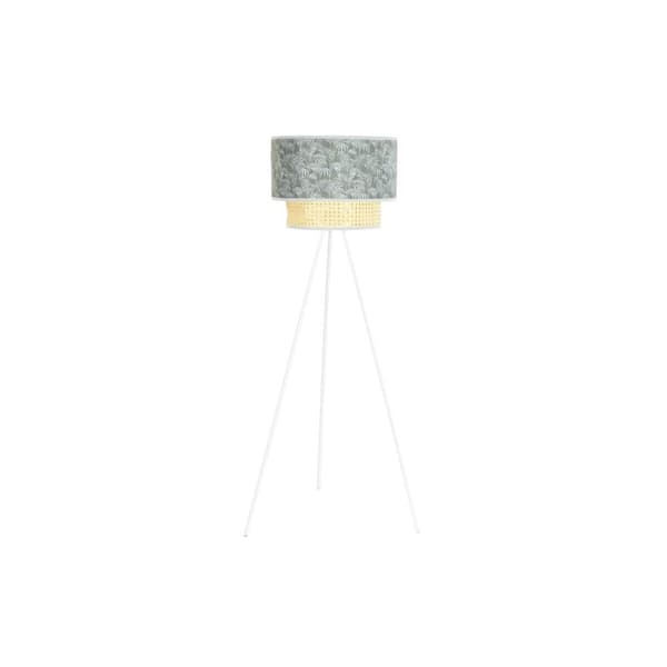 Golvlampa DKD Home Decor Metall Polyester Vit Grön 220 V 50 W (40 x 40 x 129 cm)