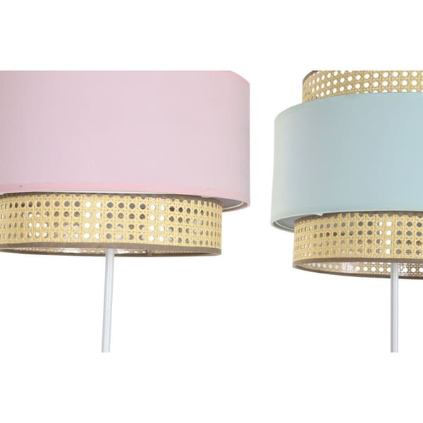 Golvlampa DKD Home Decor 38 x 38 x 154 cm Rosa Metall Grön 220 V 50 W (2 antal)