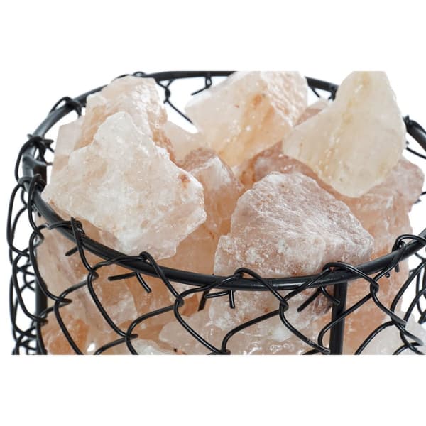 Koristevalot DKD Home Decor Suola Musta Oranssi 15 W 17 x 17 x 17 cm