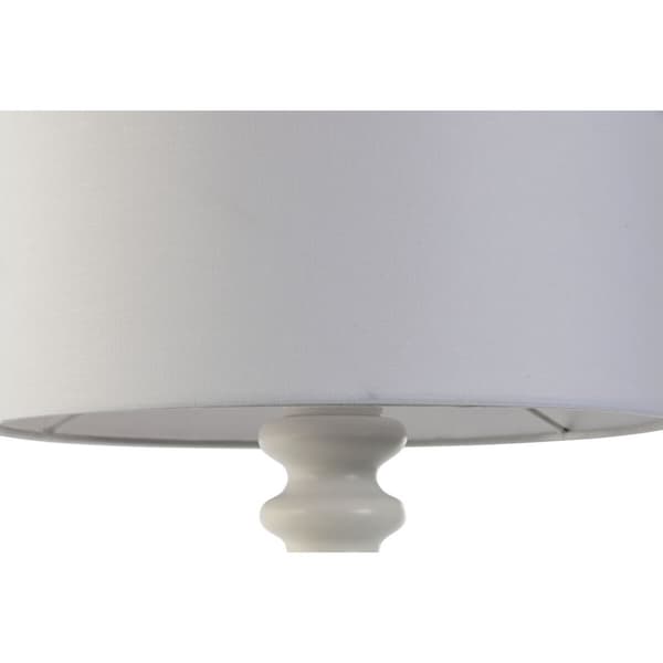 Bordlampe Home ESPRIT Hvid Metal 30 x 30 x 50 cm