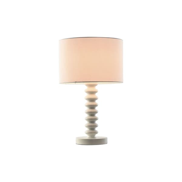 Bordlampe Home ESPRIT Hvid Metal 30 x 30 x 50 cm Hvid