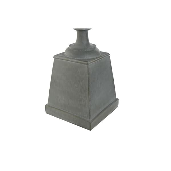 Bordslampa Home ESPRIT Vit Grå Harts 35,5 x 35,5 x 79 cm