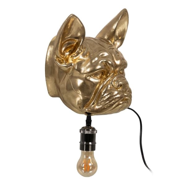 Vägglykta Gyllene Harts A 40 W Hund 220-240 V 28 x 26,5 x 23 cm
