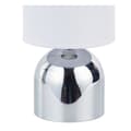 Miniatyrbild 2 av 2: Bordslampa Versa Silvrig Metall 14 x 25 x 14 cm