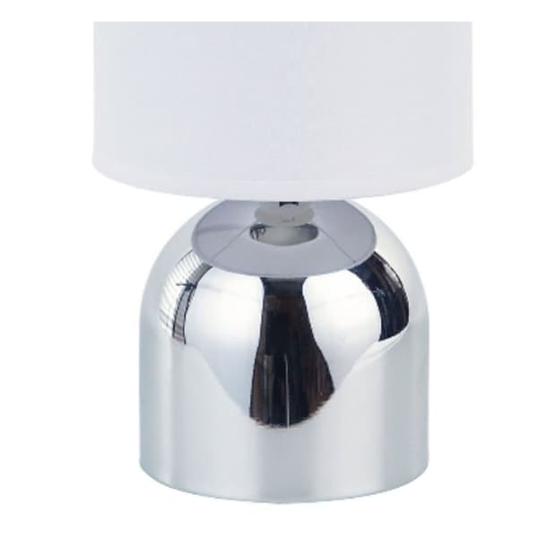Bordlampe Versa Sølvfarvet Metal 14 x 25 x 14 cm