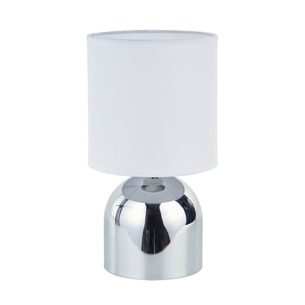 Bordlampe Versa Sølvfarvet Metal 14 x 25 x 14 cm