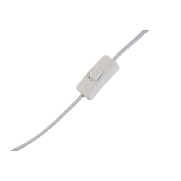 Bordslampa Home ESPRIT Vit Gyllene Harts Plast 220 V 18 x 17 x 44 cm